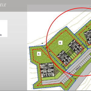 RABAC - građevinski teren 6500 m2 za gradnju 5 luksuznih vila od 6 stanova-apartmana