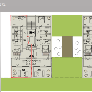 RABAC - građevinski teren 6500 m2 za gradnju 5 luksuznih vila od 6 stanova-apartmana