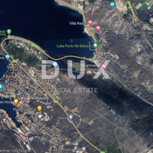 RIJEKA, BAKARAC - ZEMLJIŠTE 347 m2 - 650 METARA DO MORA!!! PRILIKA!!!