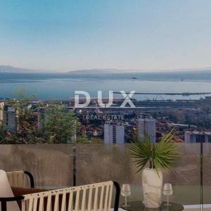 RIJEKA, BANDEROVO- stan 100m2 s panoramskim pogledom na more - 3S+DB - 1. kat