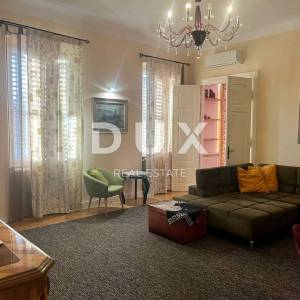 RIJEKA, CENTAR - Gospodski stan 2S+DB, kompletno uređen
