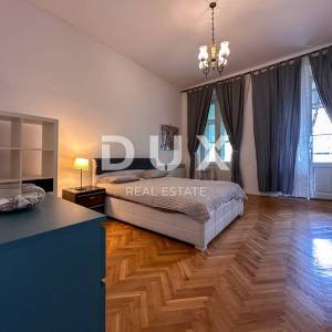 RIJEKA, CENTAR - NAJAM gospodski 4SKL stan s 3 balkona u centru grada