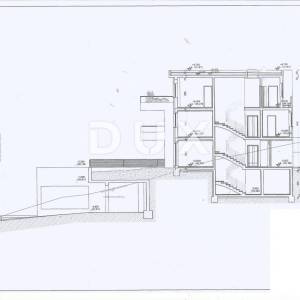 RIJEKA, COSTABELLA, BIVIO - građevinski teren 1100m2 S GRAĐEVNOM DOZVOLOM i s pogledom na more!!!
