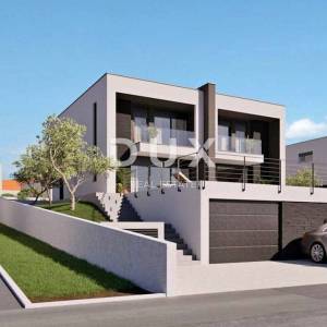 RIJEKA, DRENOVA - građevinsko zemljište 1.370 m2 s pogledom na more za stambenu zgradu / stanove / apartmane / obiteljsku kuću ...
