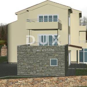 RIJEKA, DRENOVA - građevinsko zemljište 1.723 m2 s temeljnom pločom za stambenu zgradu - stanove / apartmane / obiteljsku kuću ...