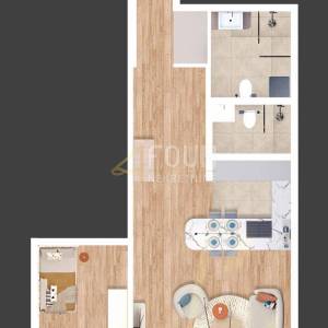 Rijeka, Kantrida, luksuzna novogradnja, 92.15m2, 2s+db, terasa
