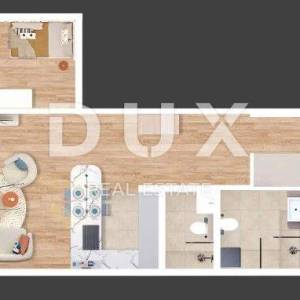 RIJEKA, KANTRIDA - luxuzna kvalitetna novogradnja 2S+DB S25
