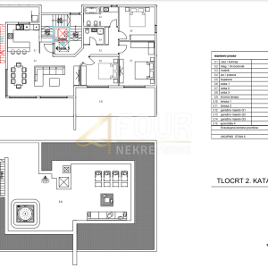 Rijeka, Kantrida, penthouse 3s+db s krovnom terasom, 164.82m2