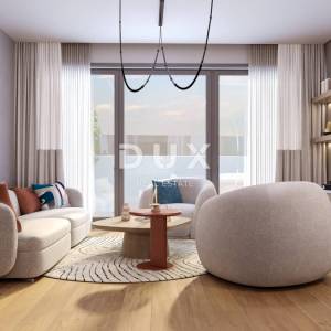 RIJEKA, KANTRIDA – stan od 118m2 u luksuznoj novogradnji samo 250 metara od mora s garažom i panoramskim pogledom na more...