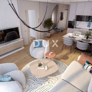RIJEKA, KANTRIDA – stan od 118m2 u luksuznoj novogradnji samo 250 metara od mora s garažom i panoramskim pogledom na more...