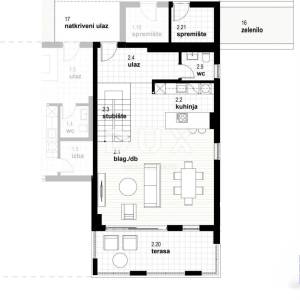 RIJEKA, KOSTRENA - ekskluzivan dvoetažni stan 212,23m2 novogradnja s prekrasnim pogledom na more i bazenom + okućnica 153.70m2 ...