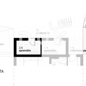 RIJEKA, KOSTRENA - ekskluzivan dvoetažni stan 209,14m2 novogradnja s prekrasnim pogledom na more i bazenom + okućnica 356,39 m2...