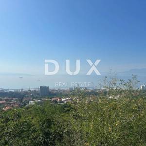 RIJEKA, KOZALA - građevinsko zemljište 4000m2 s panoramskim pogledom na more
