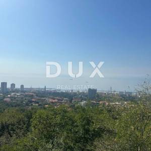RIJEKA, KOZALA - građevinsko zemljište 4000m2 s panoramskim pogledom na more