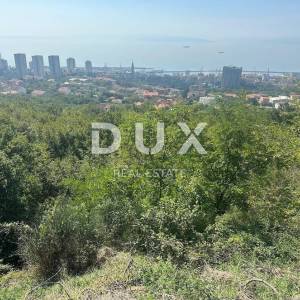 RIJEKA, KOZALA - građevinsko zemljište 4000m2 s panoramskim pogledom na more