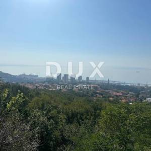 RIJEKA, KOZALA - građevinsko zemljište 4000m2 s panoramskim pogledom na more