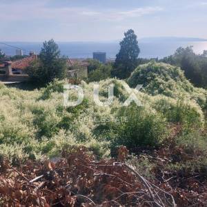 RIJEKA, KOZALA - građevinsko zemljište 1235m2 građevinsko zemljište  s pogledom na more za stambenu zgradu – stanove/obiteljsku...