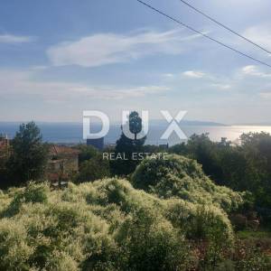 RIJEKA, KOZALA - građevinsko zemljište 1270m2 građevinsko zemljište  s pogledom na more za stambenu zgradu – stanove/obiteljsku...