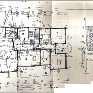 RIJEKA, KOZALA- građevinsko zemljište 1016m2 s pogledom na more s građ. dozvolom za stambenu zgradu–stanove / poslovno-stambenu...
