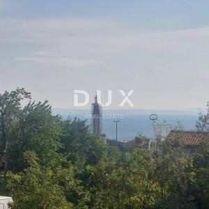 RIJEKA, KOZALA- građevinsko zemljište 1016m2 s pogledom na more s građ. dozvolom za stambenu zgradu–stanove / poslovno-stambenu...