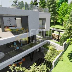 Rijeka, Kozala, novogradnja, luksuzna etaža s bazenom, 98.37m2, 3s+db, pogled na more
