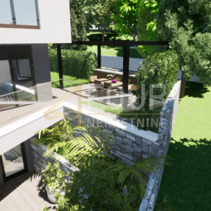 Rijeka, Kozala, novogradnja, luksuzna etaža s bazenom, 99.92m2, 3s+db, pogled na more