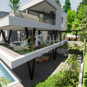 Rijeka, Kozala, novogradnja, luksuzna etaža s bazenom, 99.92m2, 3s+db, pogled na more