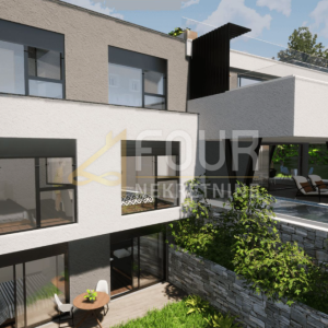 Rijeka, Kozala, novogradnja, luksuzna etaža s bazenom, 99.92m2, 3s+db, pogled na more