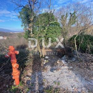 RIJEKA, MARINIĆI - GRAĐEVINSKO ZEMLJIŠTE 2.157 m2 S POGLEDOM NA MORE!!! PRILIKA!!!