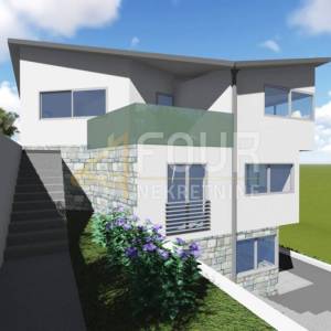 Rijeka, Orehovica, građevinsko zemljište s projektom
