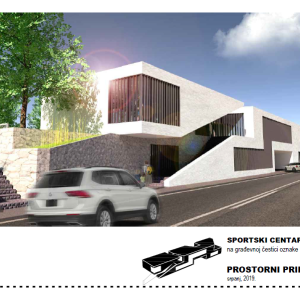 RIJEKA, PEĆINE - teren 2. red do mora 3072m2 za sportski centar s garažama / hotel
