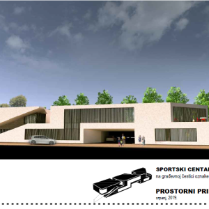 RIJEKA, PEĆINE - teren 2. red do mora 3072m2 za sportski centar s garažama / hotel za najam 