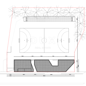 RIJEKA, PEĆINE - teren 2. red do mora 3072m2 za sportski centar s garažama / hotel za najam 