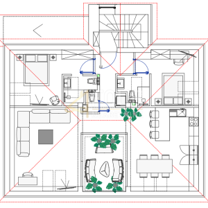 Rijeka, Podmurvice, 91.30m2, penthouse, 2s+db, terasa