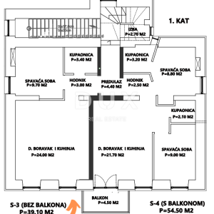 RIJEKA, TURNIĆ - vrhunski stanovi u novoadaptiranoj kući, parking, mirna ulica, pogled