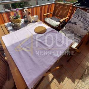 Rijeka, Zamet, dvoetažni 4s+db, balkon, pogled