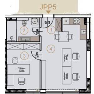 rodaja poslovnog prostora u novom poslovno - stambenom projektu, Poreč-JPP5