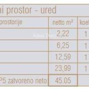 rodaja poslovnog prostora u novom poslovno - stambenom projektu, Poreč-JPP5