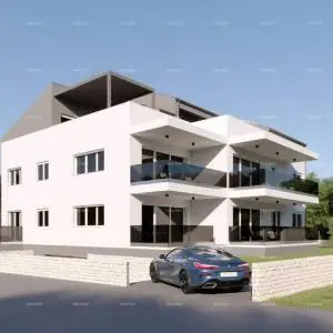 ROVINJ - Dvoetažni stan u novom projektu / TOP lokacija, 2 minute do mora! (F)