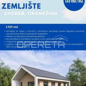 Ruščenica, Granešina, 1.727,00 m2, 233.145,00 EUR
