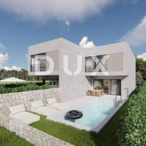 ŠIBENIK, PIROVAC - Duplex s bazenom u izgradnji 