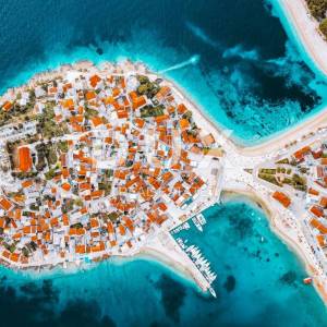 ŠIBENIK, PRIMOŠTEN - Poljoprivredno zemljište s pogledom na more!