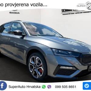 Škoda Octavia Combi 2.0 TSI DSG RS 245 KS, ACC+360+LED+4xGR SJED+HEAD+VIRT+ASIST