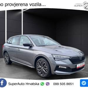 Škoda Scala 1.5 TSI DSG Monte Carlo 150 KS, LED+ACC+GR SJED+PANO+KAM+VIRT