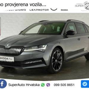 Škoda Superb Combi 1.4 TSI DSG SportLine 218 KS, ACC+KAM+LED+GR SJED+VIRT+ASIST