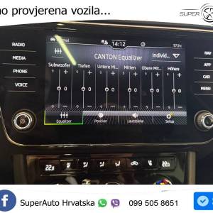 Škoda Superb Combi 2.0 TDI DSG Style 200 KS, ACC+KAM+LED+GR SJED+ASIST+MASAŽA