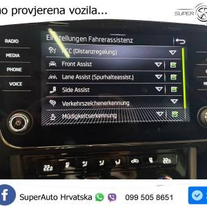 Škoda Superb Combi 2.0 TDI DSG Style 200 KS, ACC+KAM+LED+GR SJED+ASIST+MASAŽA