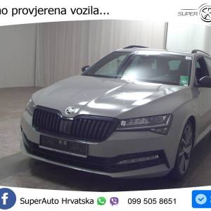 Škoda Superb Kombi 2.0 TDI DSG SportLine 190 KS, LED+GR SJED+PANO+NAVI