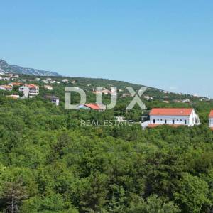 ŠMRIKA- moderna villa 157m2 s panoramskim pogledom na more i s bazenom + okoliš 325m2
