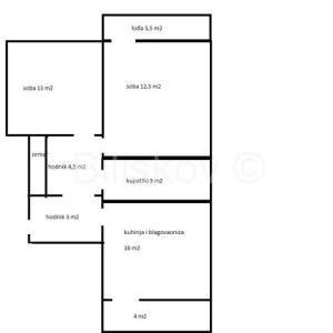 Split, Plokite, dvosoban stan 58 m2